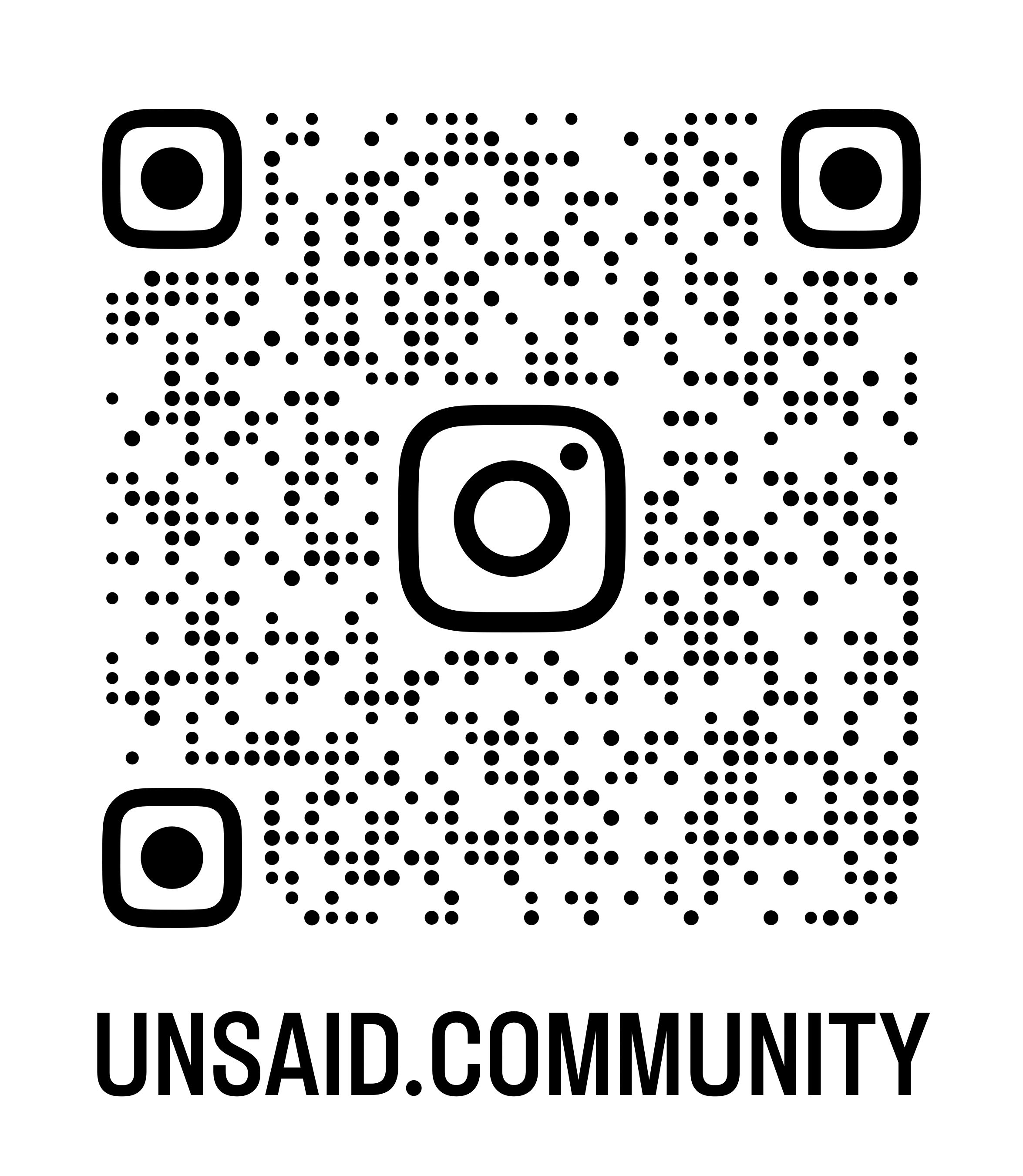 Unsaid Instagram QR